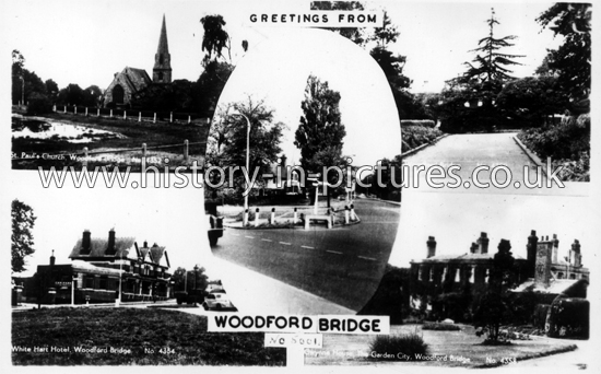 Greetings From Woodford Bridge, Essex. c.1950's